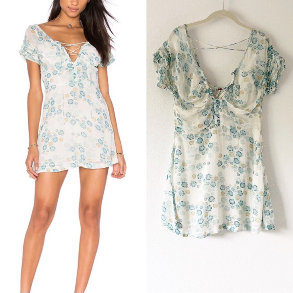 Free People Yours Truly Dress in Ivory NWT size 6